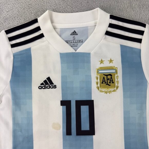 Adidas Argentina National Soccer Team Messi #10 Youth Size S (9-10Y) - Picture 15 of 16